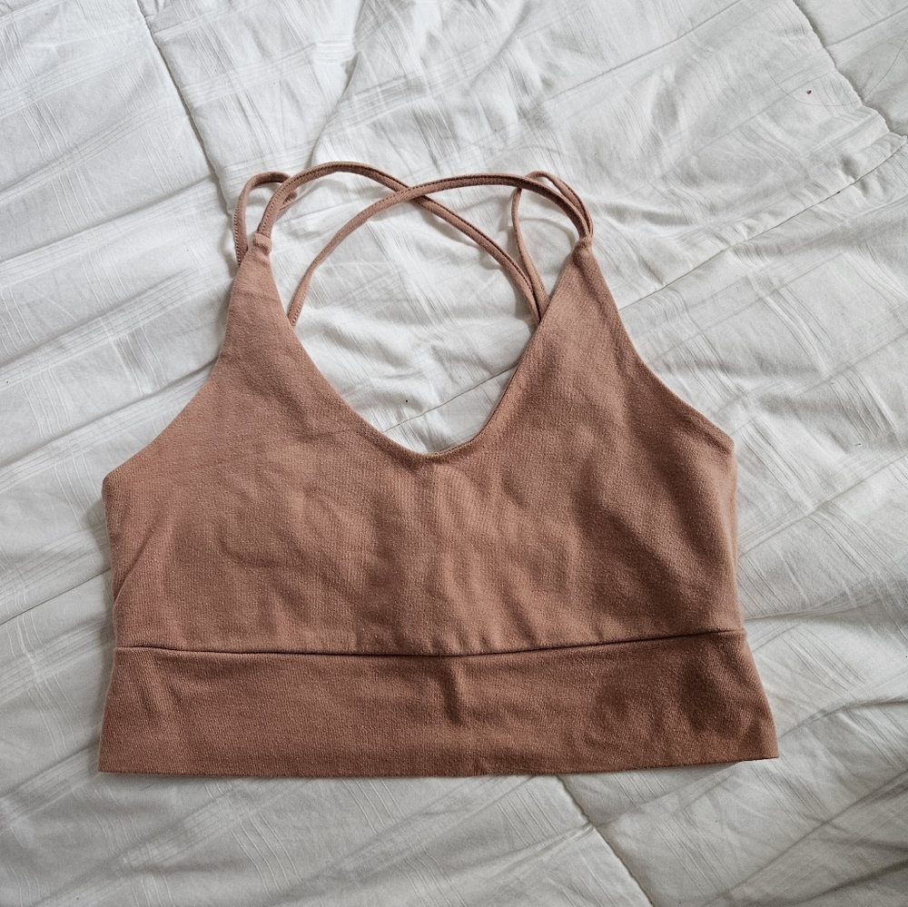 Blush crop top